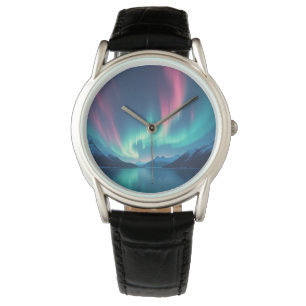 Isländische Aurora Armbanduhr