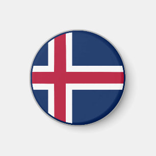 Isländische Flagge Magnet