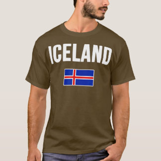 Isländische Flagge Reykjavik ravel Souvenir Lo T-Shirt