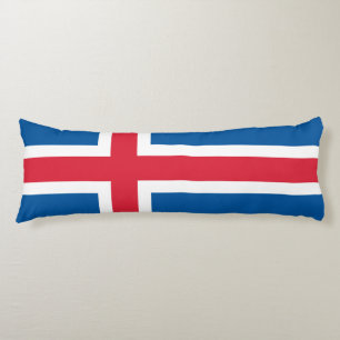 Isländische Flagge Seitenschläferkissen