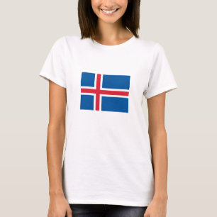 Isländische Flagge T-Shirt