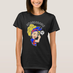 Isländische Girl Unbrechlich I Isländisches Erbe I T-Shirt