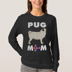 Isländische Hunde Mops Mama Essenzieller T - Shirt