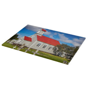 Isländische Kirche Schneidebrett