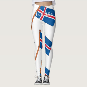 Isländische Landesflagge Thunder_Cove Leggings