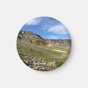 Isländische Landschaft Magnet