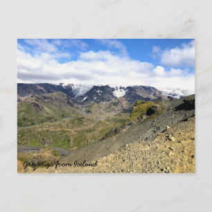Isländische Natur Postkarte