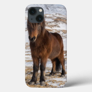 Isländische Pferde im Winter Case-Mate iPhone Hülle
