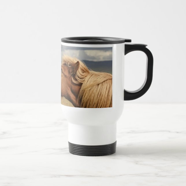 Isländische PferdTasse Reisebecher (Rechts)