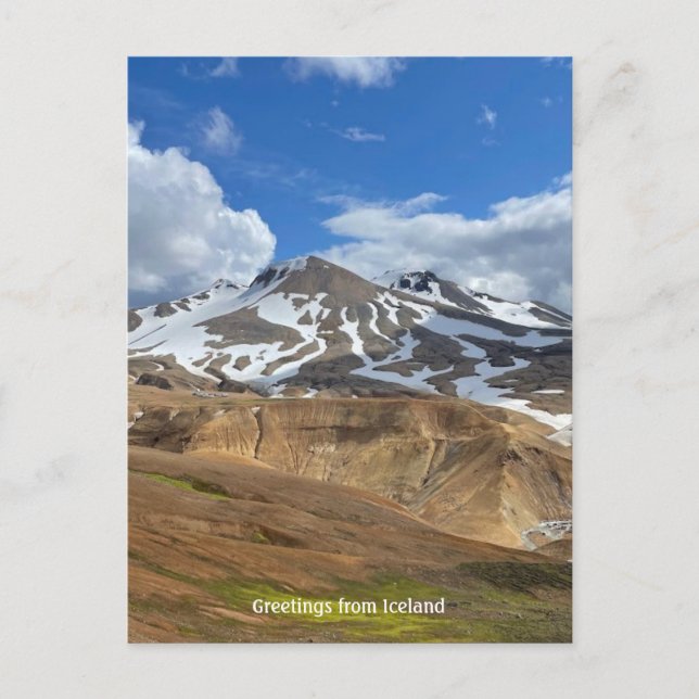 isländische Postkarte (Vorderseite)