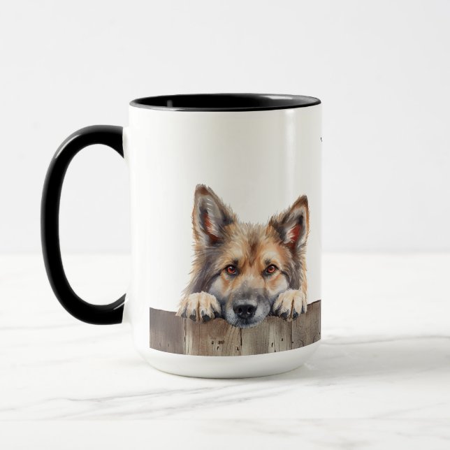 Isländische Sheepdog-Tasse Tasse (Links)