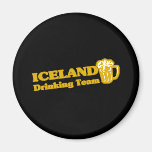 Isländische Trinkmannschaft Magnet