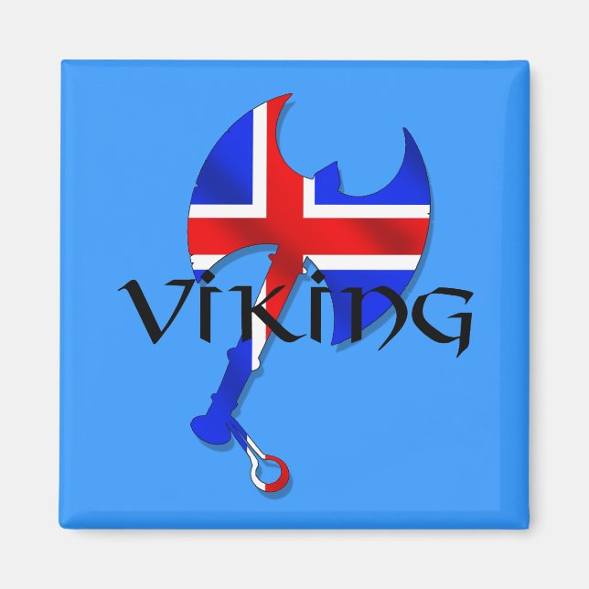 Isländische Viking-Geschenke für Island-Liebhaber  Magnet (Vorne)