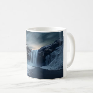 Isländische Wasserlandschaft Kaffeetasse
