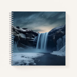 Isländische Wasserlandschaft Notizbuch