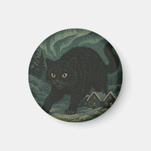 Isländische Weihnachts-Yule-Katze Magnet