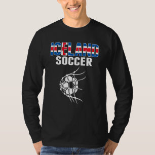 Isländischer Fußball Im Netz Isländische Fußball T-Shirt
