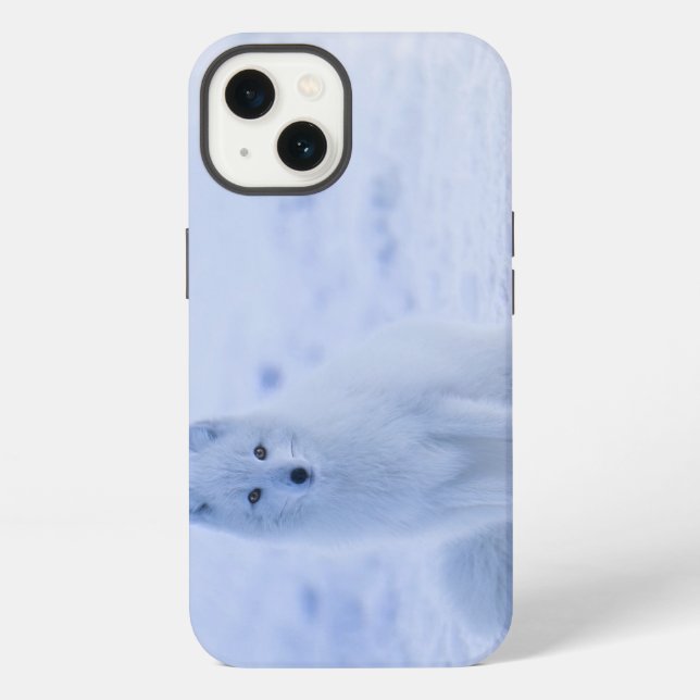 Isländischer Polarfuchs iPhone Hülle (Rückseite)