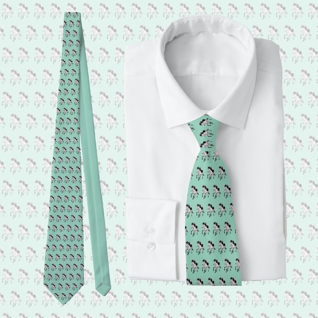 Isländisches Pferd in Bewegung, Pferdefreund Krawatte (Von Creator hochgeladen)