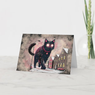 Isländisches Weihnachtsgebäck Cat Karte