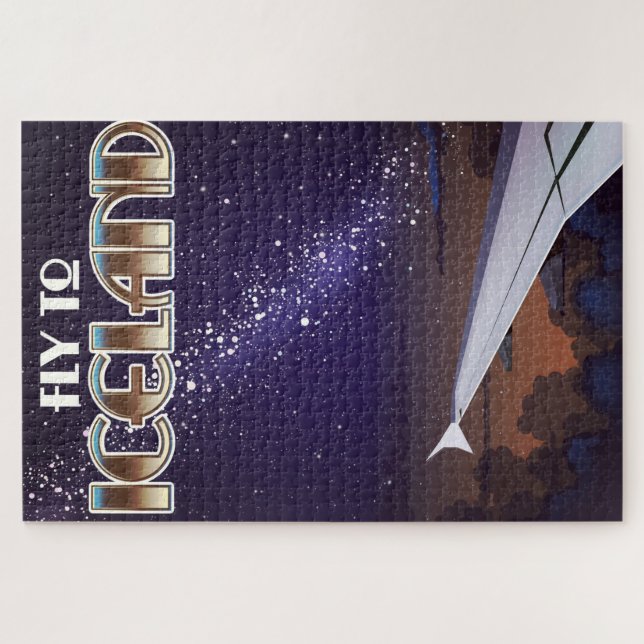 Islandkampfplakat Puzzle (Horizontal)