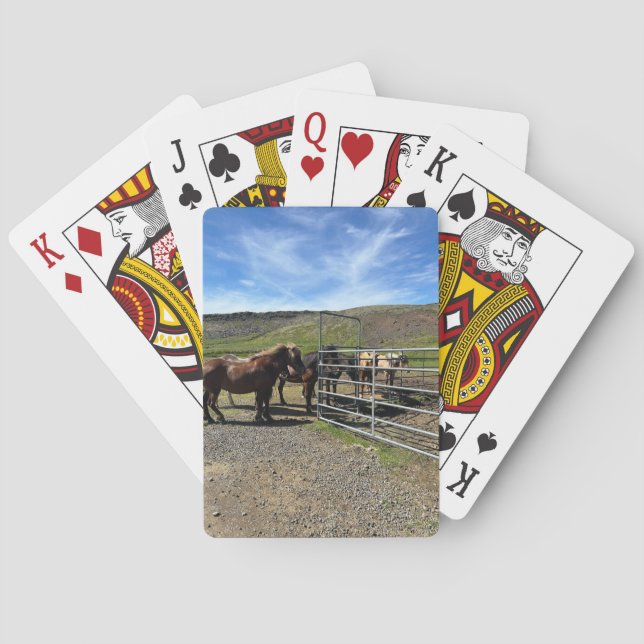 Islandlandschaft Spielkarten (Rückseite)