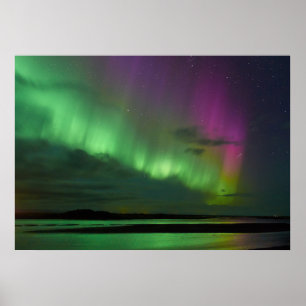 Islands Nordlichter Poster
