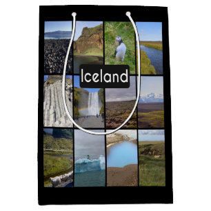 Islands Sommerlandschaft Mittlere Geschenktüte