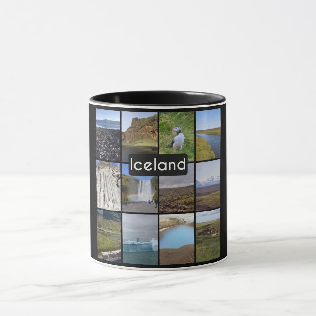 Islands Sommerlandschaft Tasse (Zentrum)