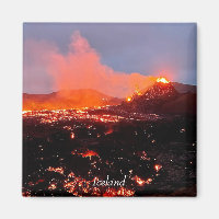 Islands Vulkan - Magnet