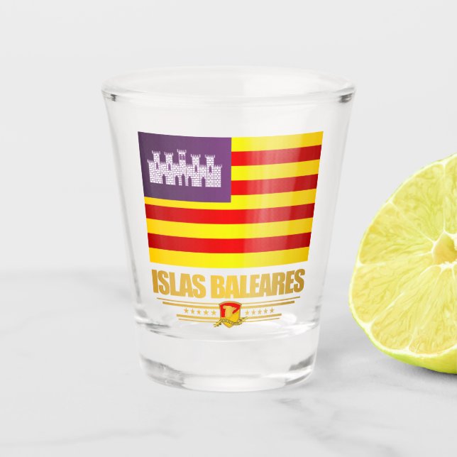 Islas Baleares (Balearen) Schnapsglas (Vorderseite)