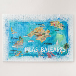 Islas Baleares Mallorca, Ibiza und Menorca Puzzle