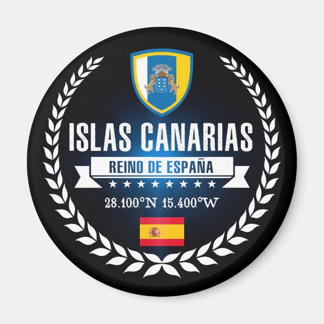Islas Canarias Magnet (Vorne)