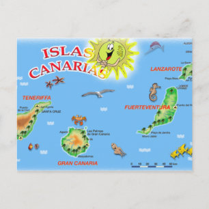Islas Canarias Postcard Postkarte
