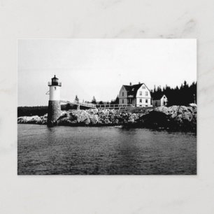 Isle Au Haut Leuchtturm Postkarte