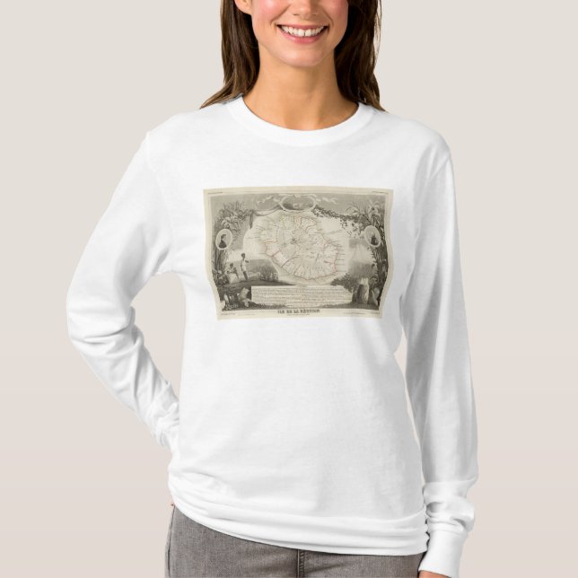 Isle De La Reunion T-Shirt (Vorderseite)