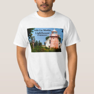 Isle La Motte Lighthouse, T - Shirt Vermont