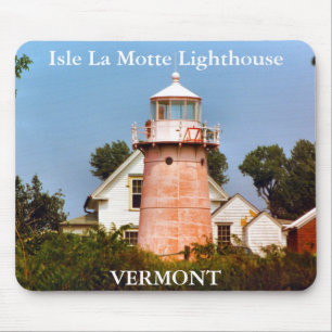 Isle La Motte Lighthouse, Vermont Mousepad