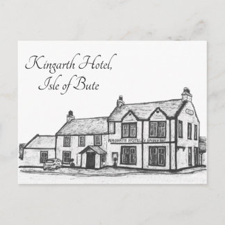 Isle of Bute, Kingarth Hotel- Postkarte