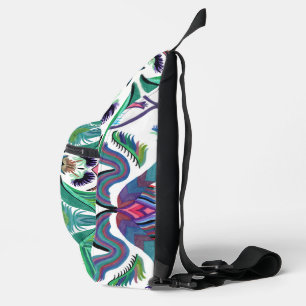 Isle-of-Ferns Original und C/M auf einer Tragetasc Crossbody Bag