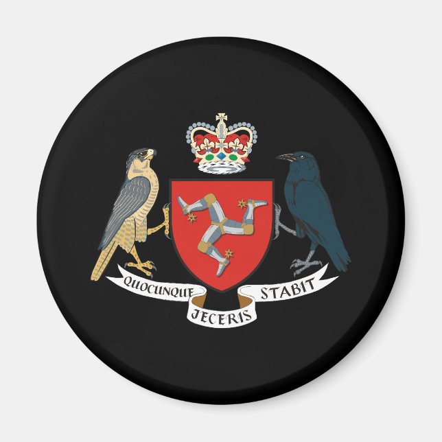 Isle of Man Coat of Arms Magnet (Vorne)