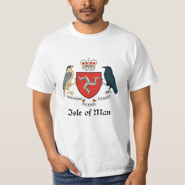 ISLE OF MAN - Emblem/Flagge/Symbol/Wappen T-Shirt (Vorderseite)