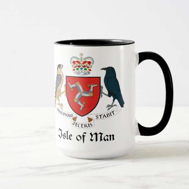 ISLE OF MAN - Emblem/Flagge/Symbol/Wappen Tasse (Rechts)