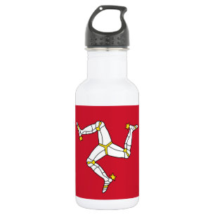 Isle of Man Flag Liberty Flasche Edelstahlflasche