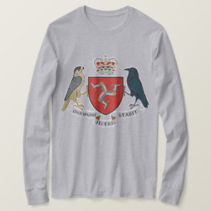 Isle of Man Flag - Manx Emblem - Brattagh Vannin T-Shirt
