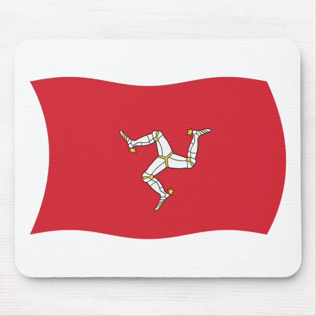 Isle of Man Flag Mousepad (Vorne)