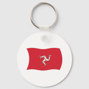 Isle-of-Man-Flag-Schlüsselanhänger Schlüsselanhänger