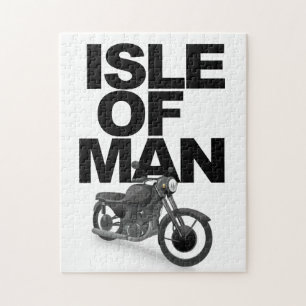 Isle of Man Motorradfahrer Puzzle
