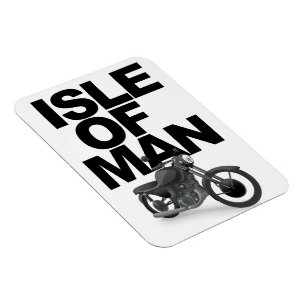 Isle of Man Motorradrennfahrer Magnet