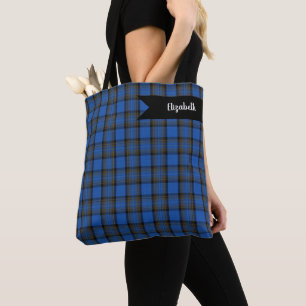 Isle of Skye Blue Tartan Kariertes Muster